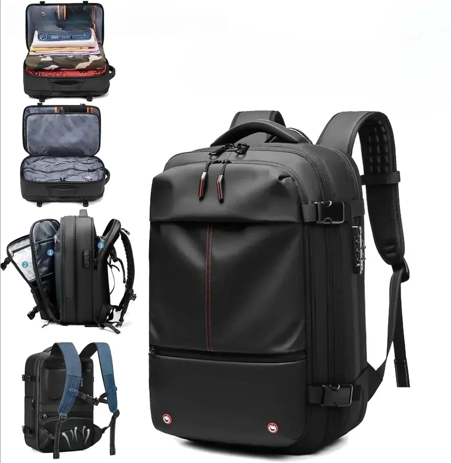 Aero Compressible Laptop Backpack | Water-Repellent, Travel-Friendly