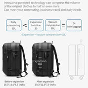 Aero Compressible Laptop Backpack | Water-Repellent, Travel-Friendly