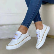 Avery Women's Sneakers | Orthopedic Comfort, Stylish White Design