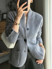 Bella Women's Cardigan | Cashmere, Button-Up Style