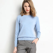 Bella Women's Sweater | Wool Blend, Minimalist Design
