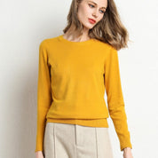 Bella Women's Sweater | Wool Blend, Minimalist Design