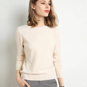 Bella Women's Sweater | Wool Blend, Minimalist Design