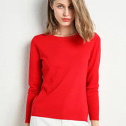 Bella Women's Sweater | Wool Blend, Minimalist Design