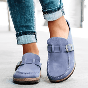 Bree Women's Slippers | Orthopedic Support, Leather Look