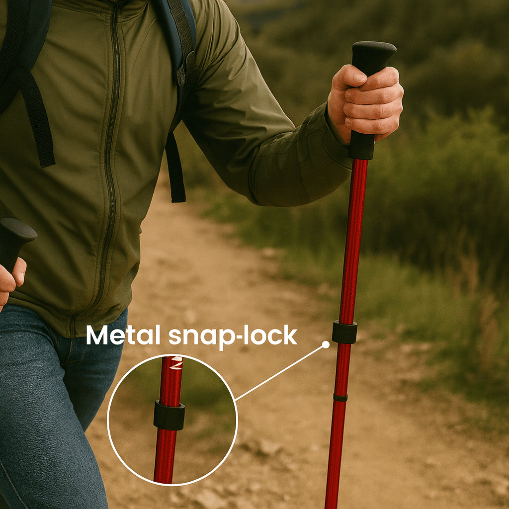 Pioneer Carbon Trekking Poles | Adjustable, Lightweight Aluminum or Carbon