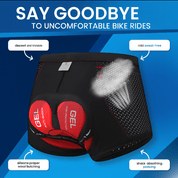 Karma Men's Cycling Trousers | Ergonomic Design with Gel Padding, Breathable Fabric