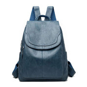 Eda Women's Leather Backpack | Anti-Theft, Stylish Design