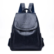 Eda Women's Leather Backpack | Anti-Theft, Stylish Design