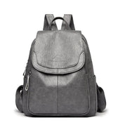Eda Women's Leather Backpack | Anti-Theft, Stylish Design