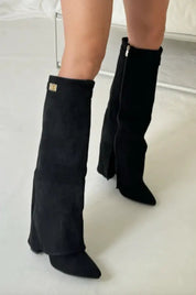 Elegant Women's Chelsea Boots in Black Leather or Suede – Slim Design for Comfortable All-Day Wear 8