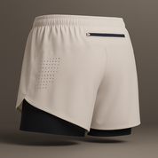 Eli Men's 2-in-1 Gym Shorts | Quick-Dry Fabric, Elastic Phone Pocket