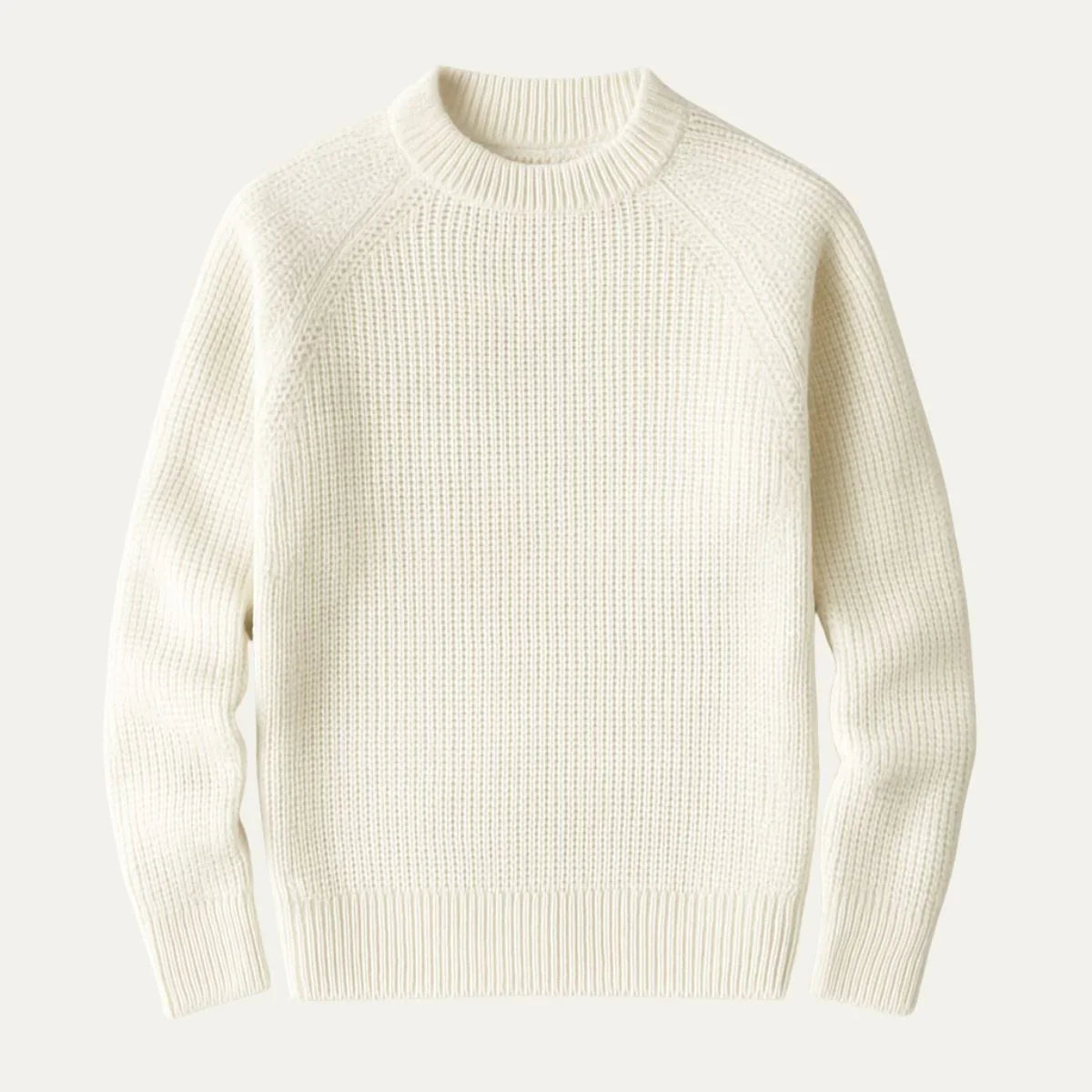 Maverick Men's Crewneck Sweater | 100% Cashmere, Timeless Style