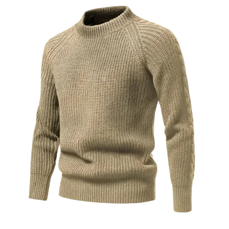 Maverick Men's Crewneck Sweater | 100% Cashmere, Timeless Style