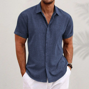 Maverick Men's Linen Shirt | Lightweight Casual Summer Essential