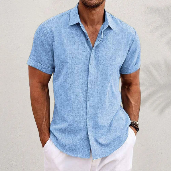 Maverick Men's Linen Shirt | Lightweight Casual Summer Essential