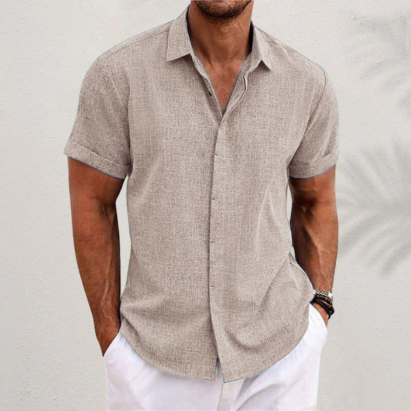 Maverick Men's Linen Shirt | Lightweight Casual Summer Essential