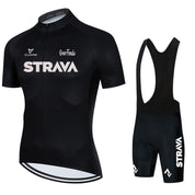 Men's Cycling Clothing Set with Jersey and Bib Shorts – Breathable and Lightweight 0