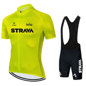 Men's Cycling Clothing Set with Jersey and Bib Shorts – Breathable and Lightweight 3