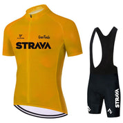 Men's Cycling Clothing Set with Jersey and Bib Shorts – Breathable and Lightweight 5