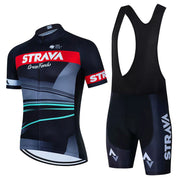Men's Cycling Clothing Set with Jersey and Bib Shorts – Breathable and Lightweight 7