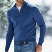 Men's Half Zip Sweater – Versatile Casual and Business Attire 0
