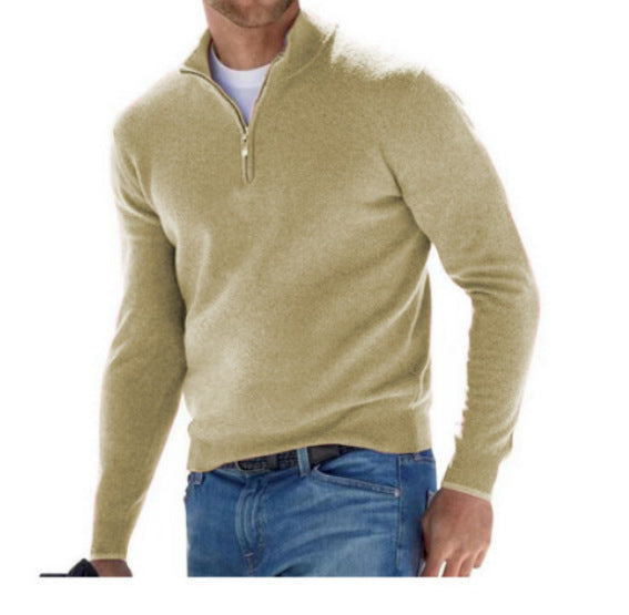Men's Half Zip Sweater – Versatile Casual and Business Attire 10