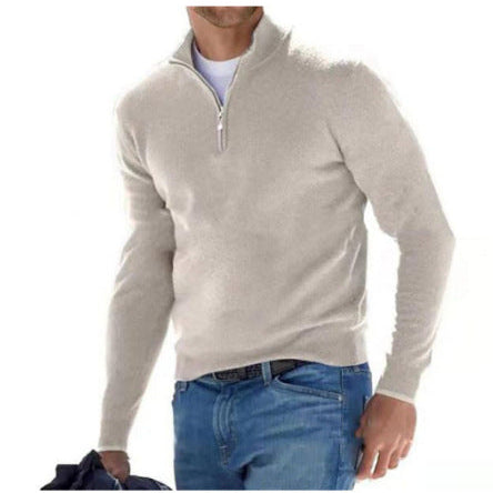Men's Half Zip Sweater – Versatile Casual and Business Attire 11
