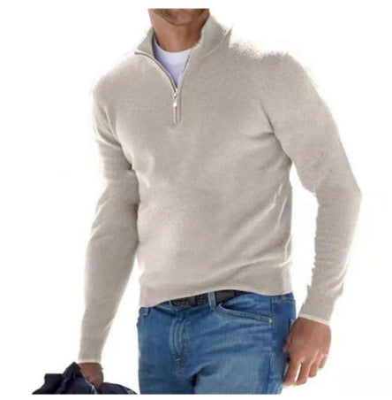 Men's Half Zip Sweater – Versatile Casual and Business Attire 11