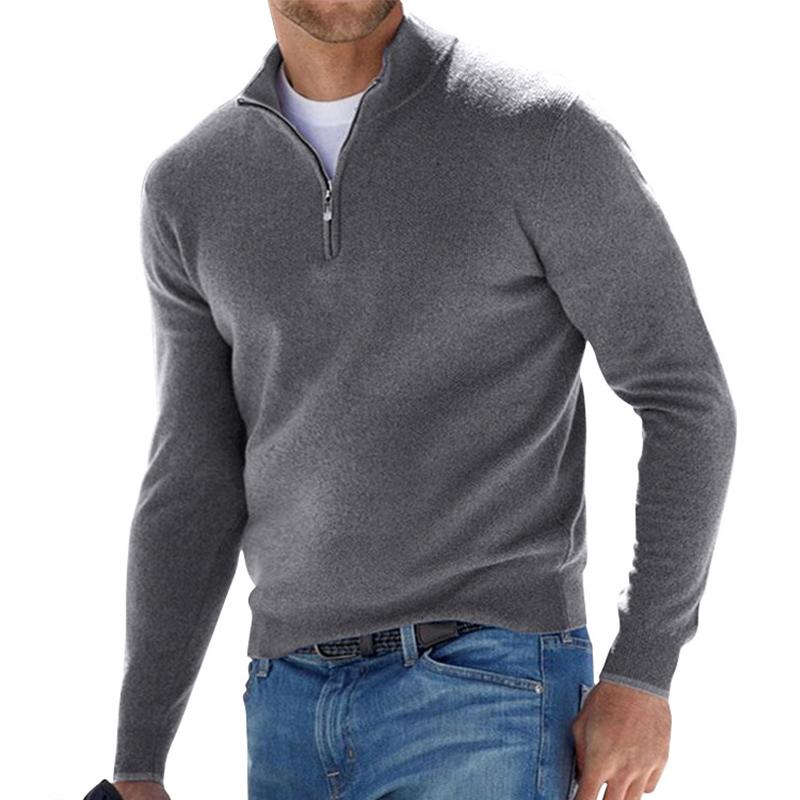 Men's Half Zip Sweater – Versatile Casual and Business Attire 4
