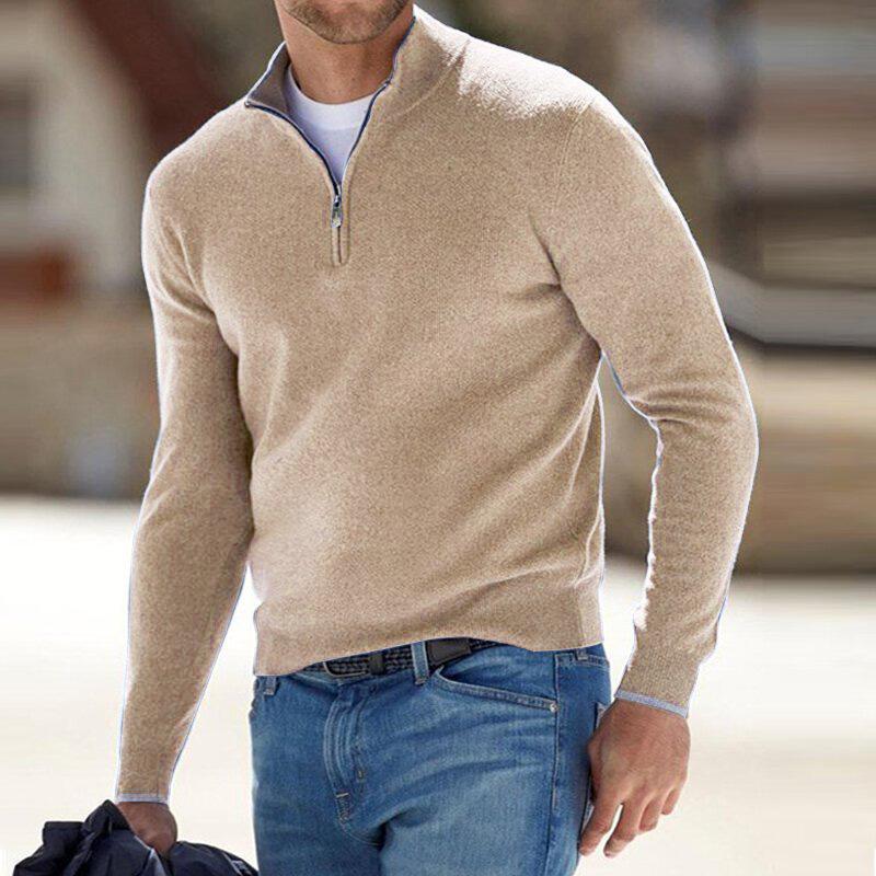 Men's Half Zip Sweater – Versatile Casual and Business Attire 5