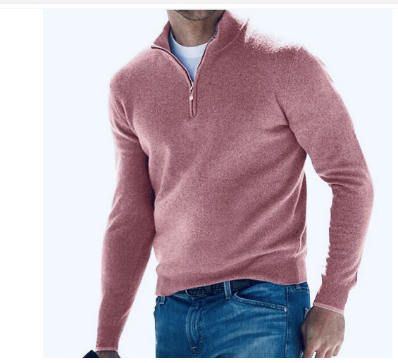 Men's Half Zip Sweater – Versatile Casual and Business Attire 7