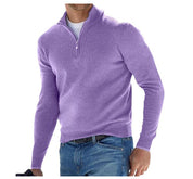 Men's Half Zip Sweater – Versatile Casual and Business Attire 9