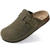 Tessa Clogs | Suede, Ergonomic Sole