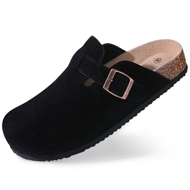 Tessa Clogs | Suede, Ergonomic Sole