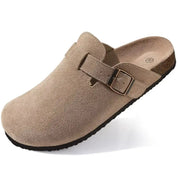 Tessa Clogs | Suede, Ergonomic Sole