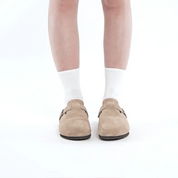 Tessa Clogs | Suede, Ergonomic Sole