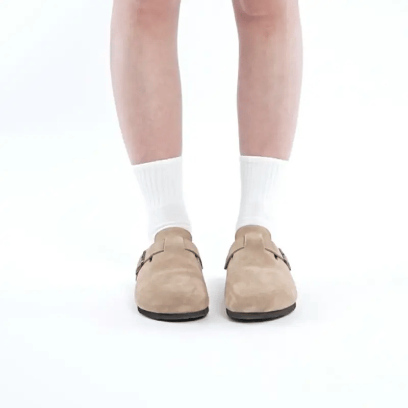 Tessa Clogs | Suede, Ergonomic Sole