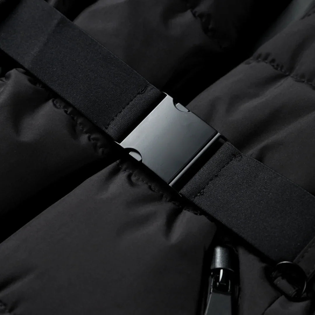 Wendy Women's Black Puffer Jacket | Water-Resistant, Chic Design