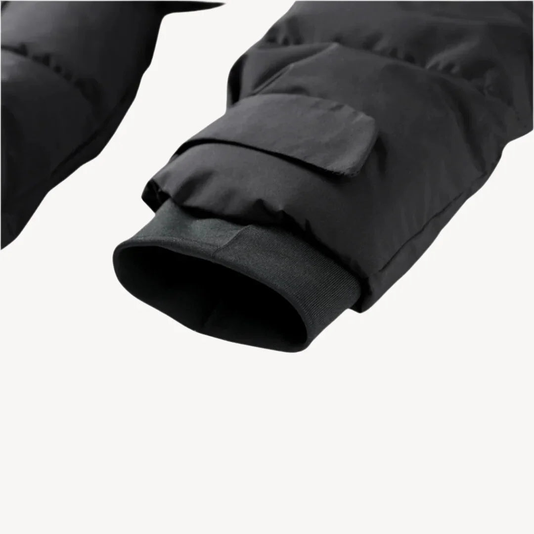 Wendy Women's Black Puffer Jacket | Water-Resistant, Chic Design