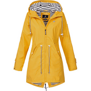 Women's Winter Rain Jacket with Hood – Stylish Water-Resistant Windbreaker for Versatile Outfits 0