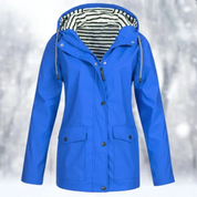 Women's Winter Rain Jacket with Hood – Stylish Water-Resistant Windbreaker for Versatile Outfits 6